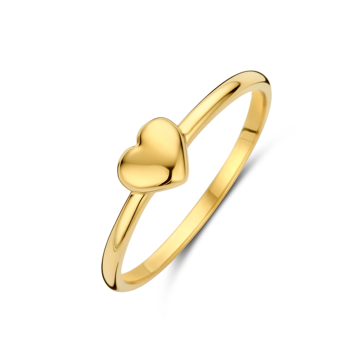 Ring hartje 14K geelgoud