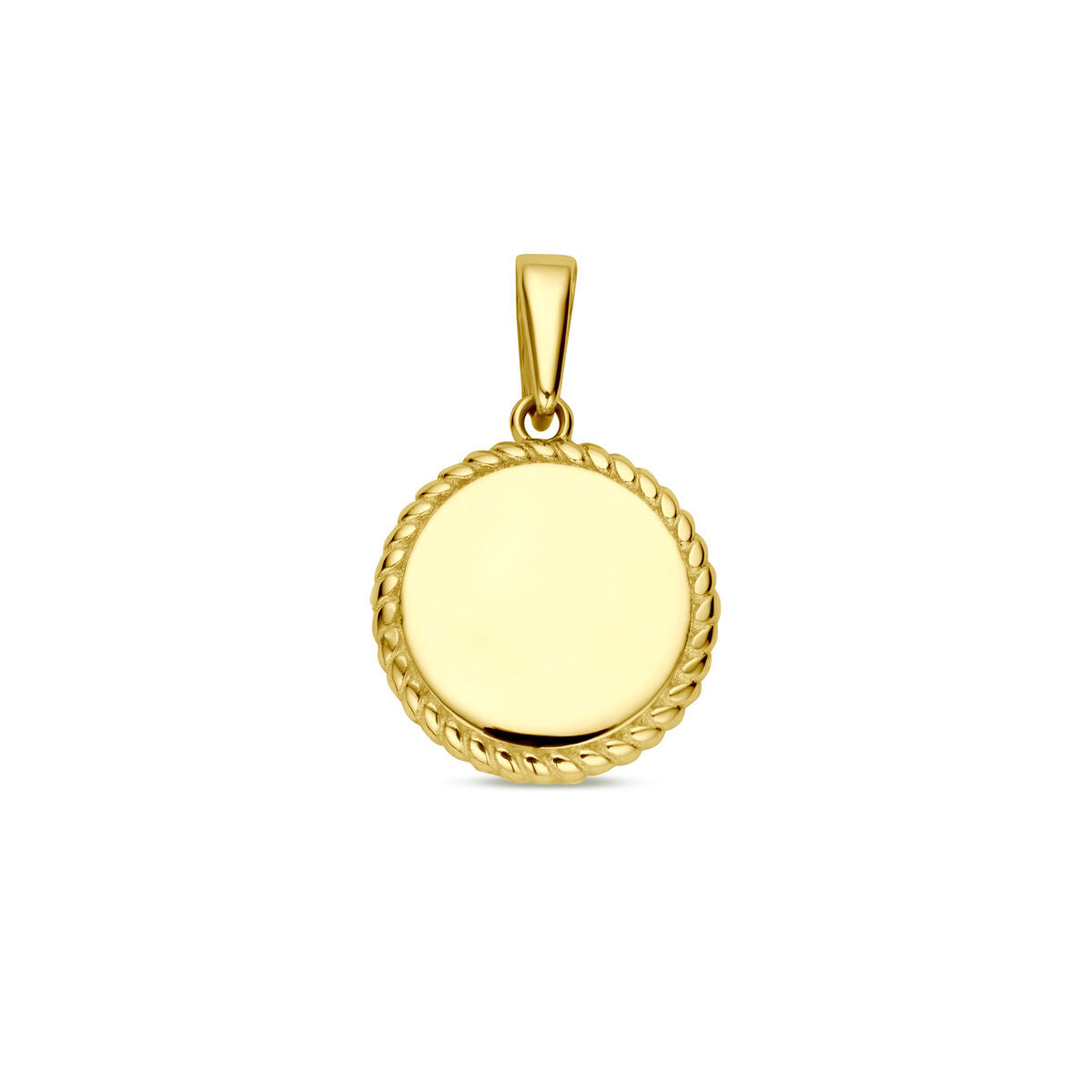 Fantasy Collection Graveerhanger 18 mm 14K geelgoud
