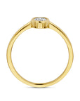 14K Geelgoud Ring Met Zirkonia 4031713 - PansiteNederland.nl