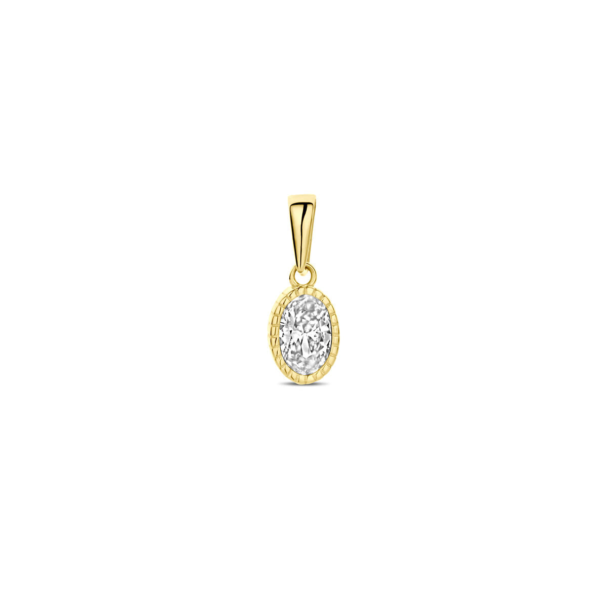Fantasy Collection Hanger zirkonia 13,5 mm 14K geelgoud
