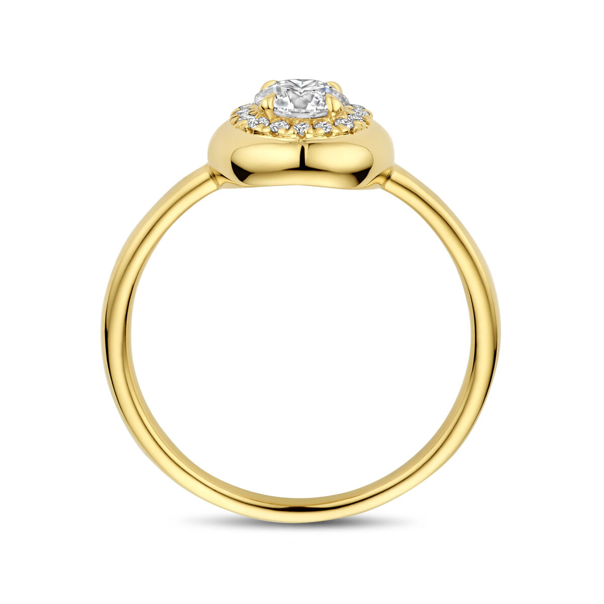 Fantasy Collection Ring lab grown diamant 0.495ct h si 14K geelgoud