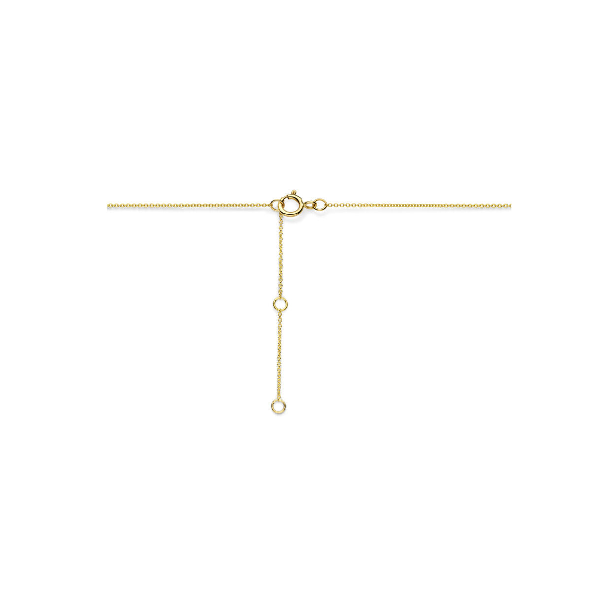Fantasy Collection Collier lab grown diamant 0.495ct h si 40 - 42 - 44 cm 14K geelgoud
