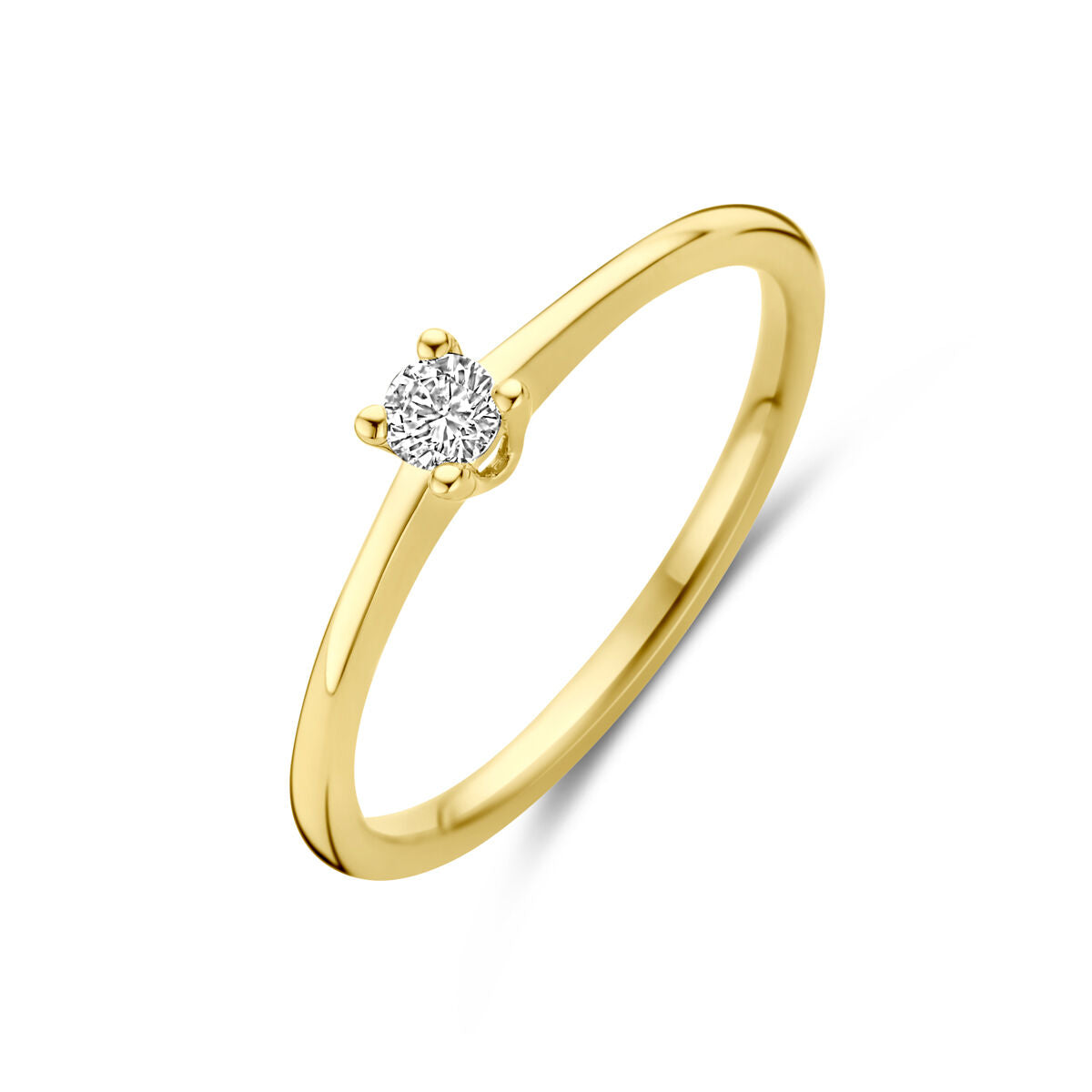 Fantasy Collection Ring diamant 0.10ct h si 14K geelgoud