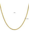 14K geelgoud collier 3,5 mm 45 cm 4032102 - PansiteNederland.nl