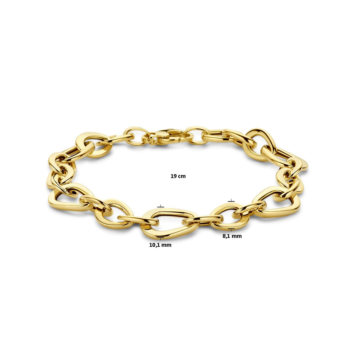 Fantasy Collection Armband 10 mm 19 cm 14K geelgoud