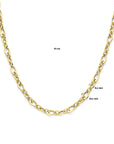 14K geelgoud collier 10 mm 45 cm 4032105 - PansiteNederland.nl