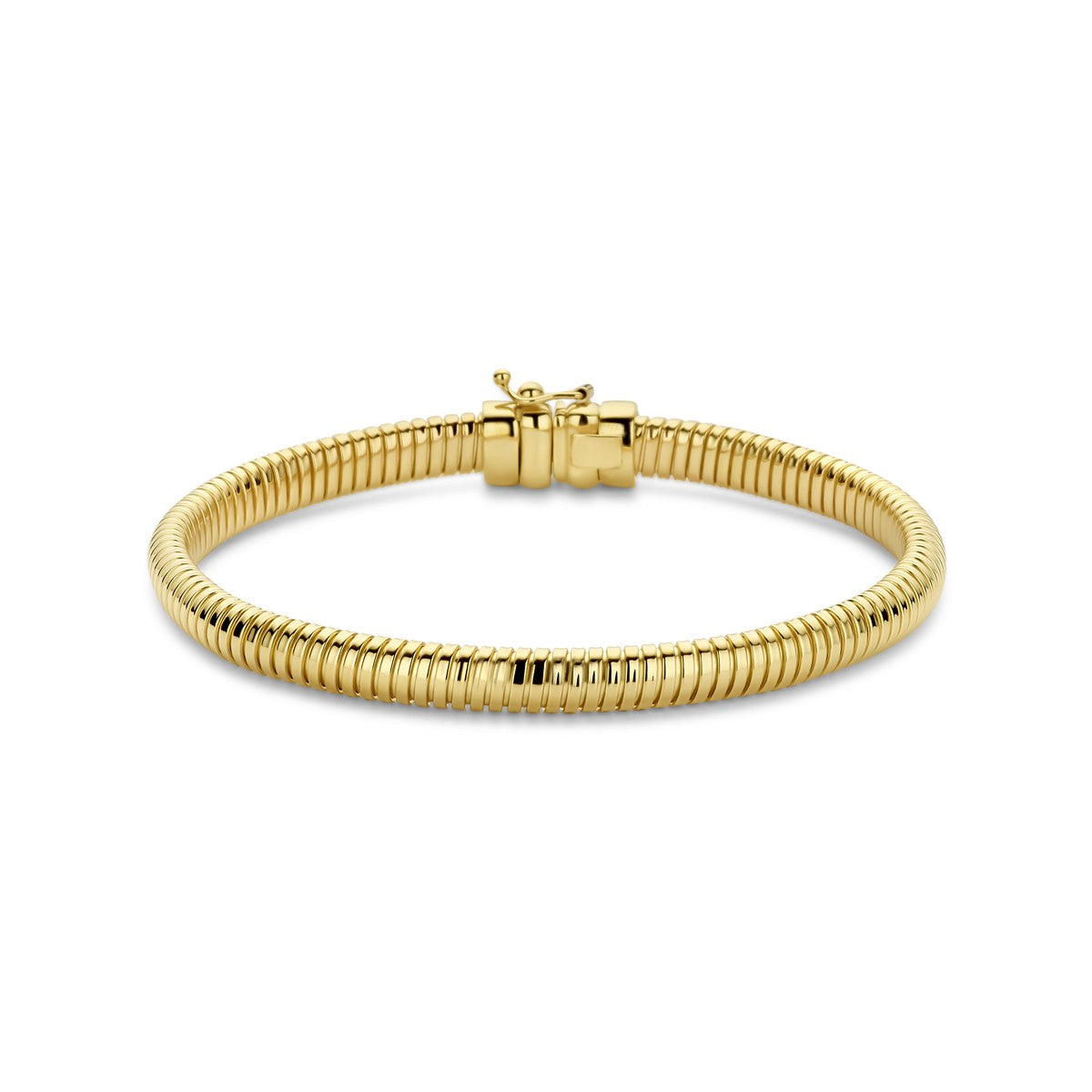 Fantasy Collection Tubogas 5,5 mm 18,5 cm 14K geelgoud armband