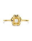 14K Geelgoud Ring Bloem Parel 4032164 - PansiteNederland.nl