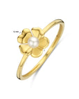 14K Geelgoud Ring Bloem Parel 4032164 - PansiteNederland.nl