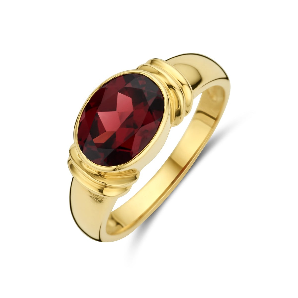 Fantasy Collection Ring granaat 14K geelgoud