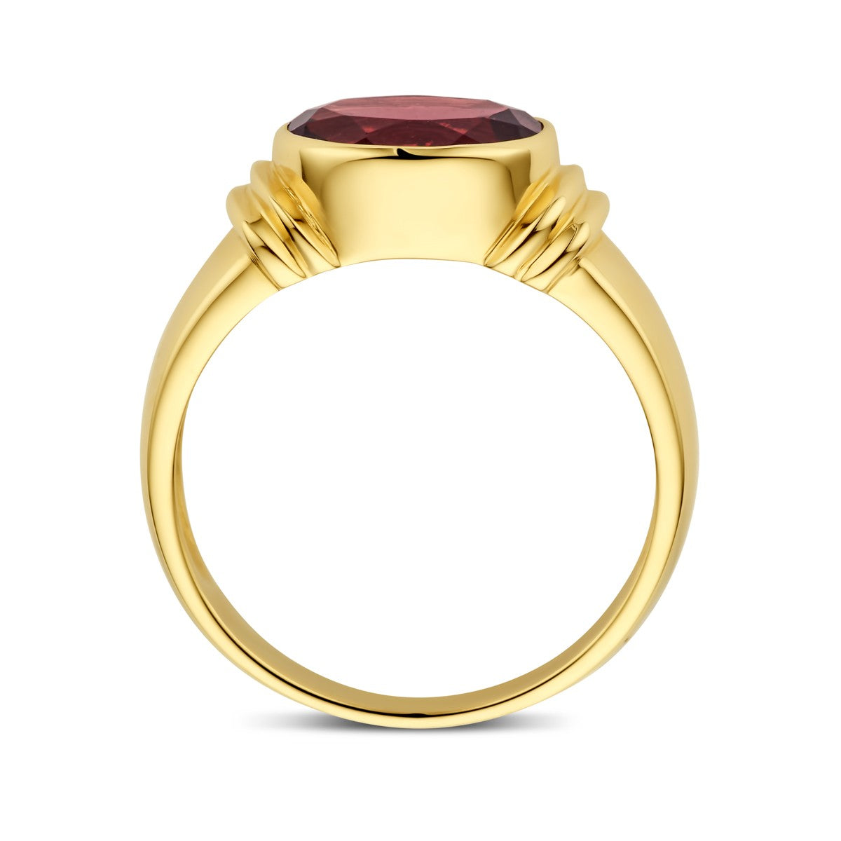 Fantasy Collection Ring granaat 14K geelgoud