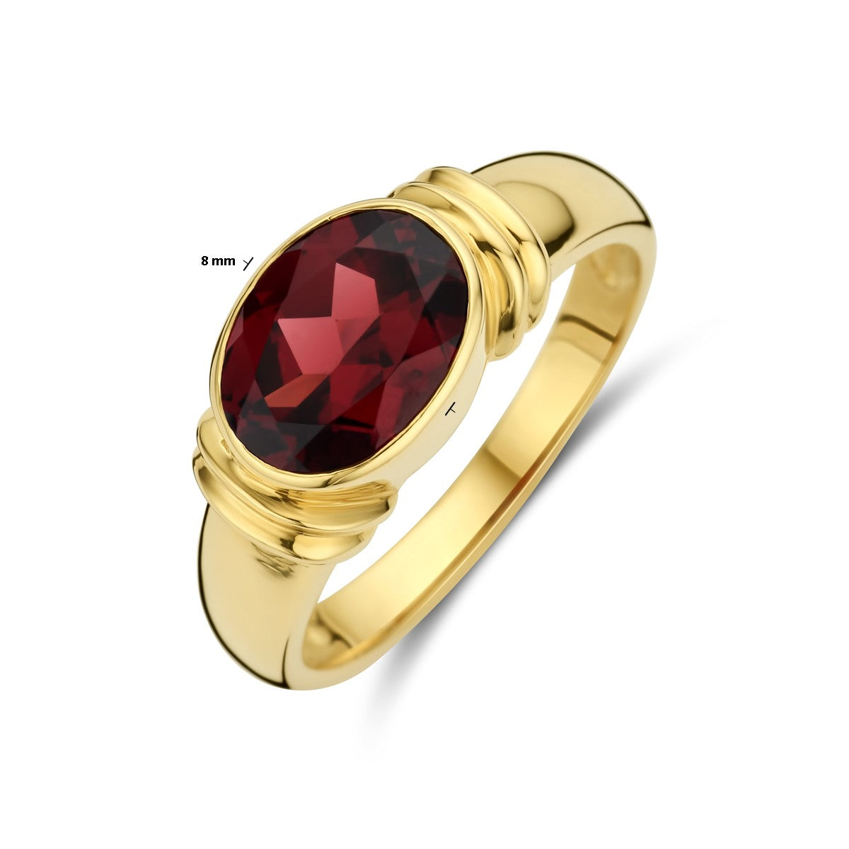 Fantasy Collection Ring granaat 14K geelgoud