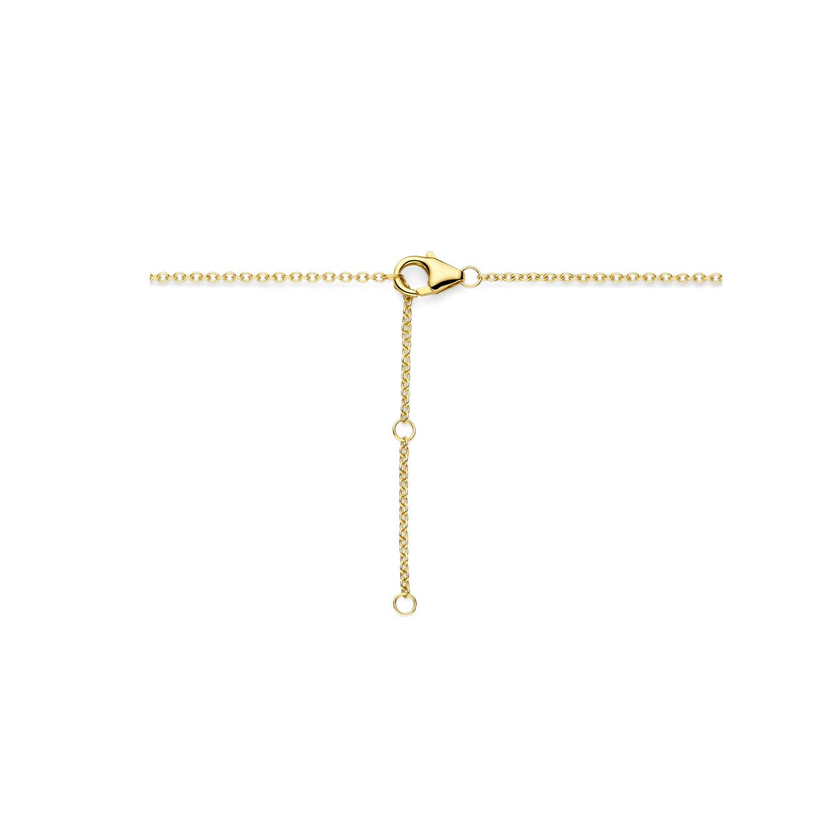 Fantasy Collection Collier diamant 40 - 42 - 44 cm 0.25ct h si 14K geelgoud