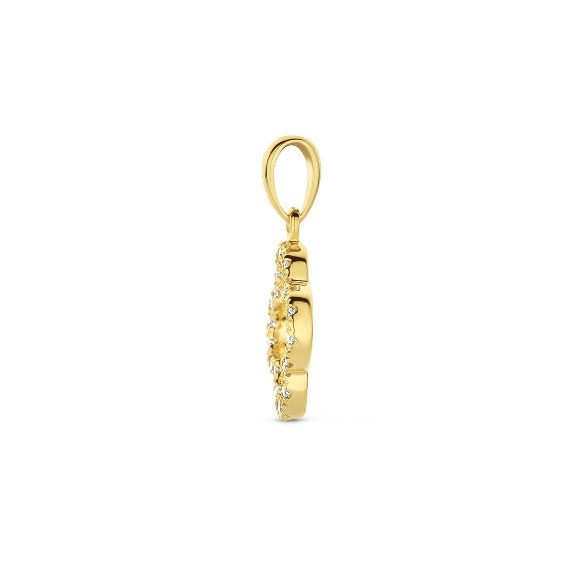 Fantasy Collection Hanger diamant 14K geelgoud