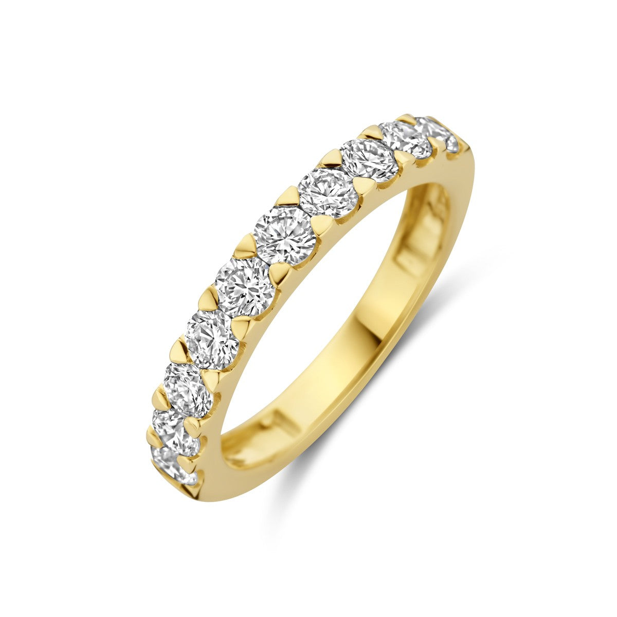 Fantasy Collection Ring lab grown diamant 1.00ct h si 14K geelgoud