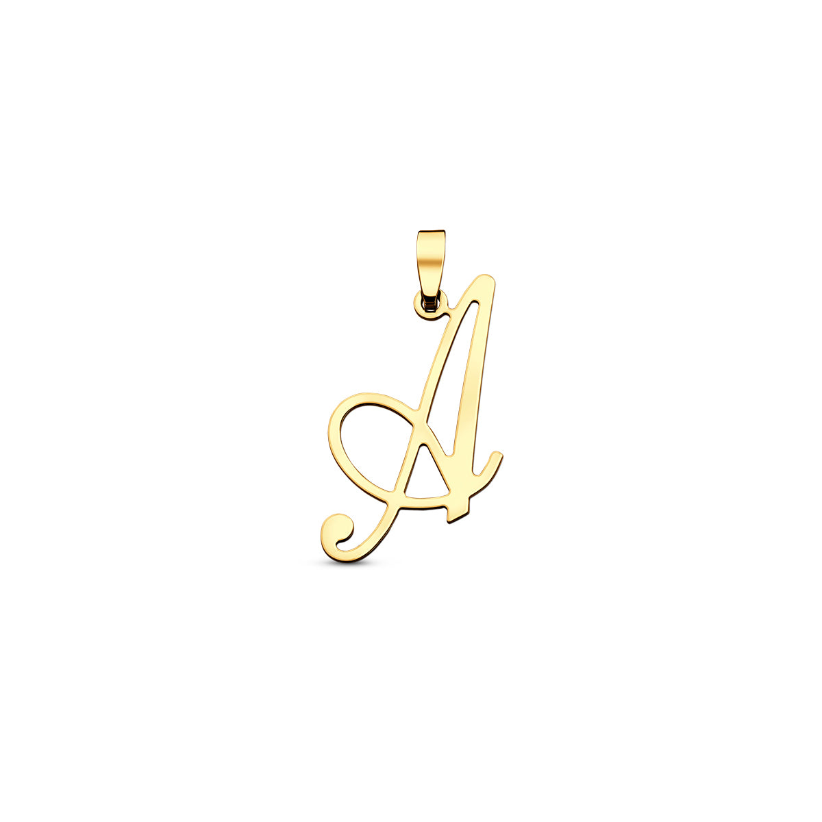 Hanger sierletter A 21 mm 14K geelgoud #Letter_A