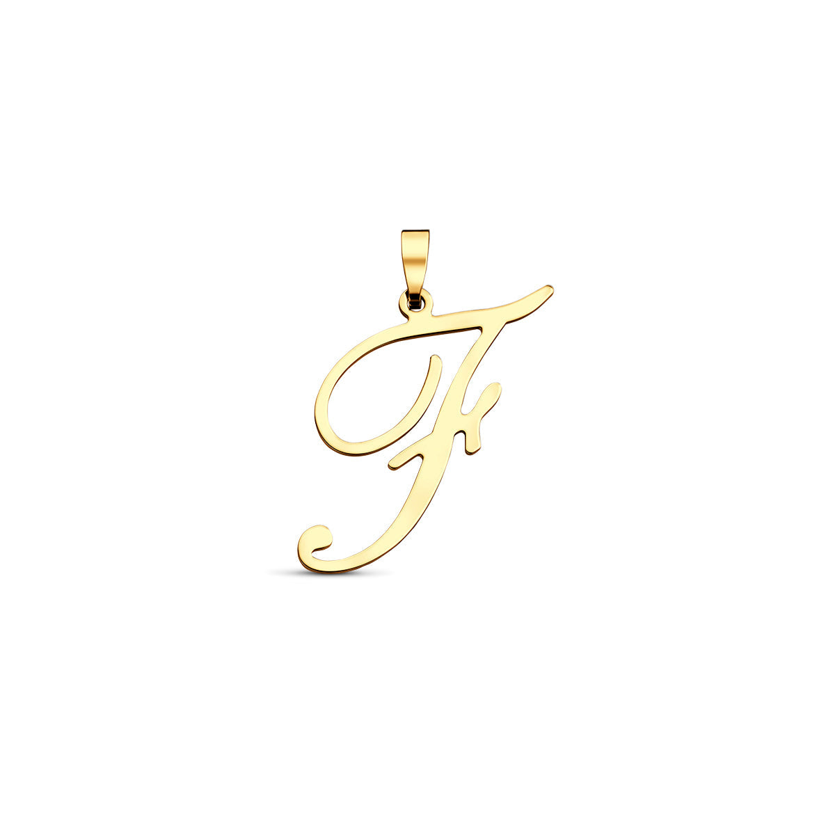 Fantasy Collection Hanger sierletter F 18,5 mm 14K geelgoud - PSN4032237