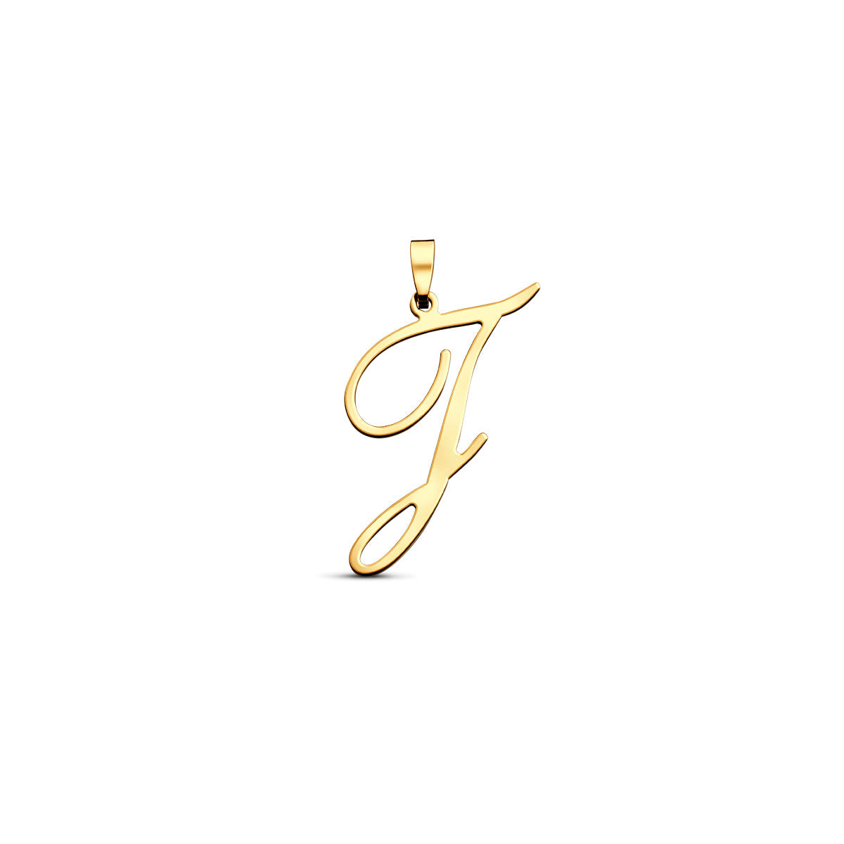 Fantasy Collection Hanger sierletter J 20 mm 14K geelgoud - PSN4032241