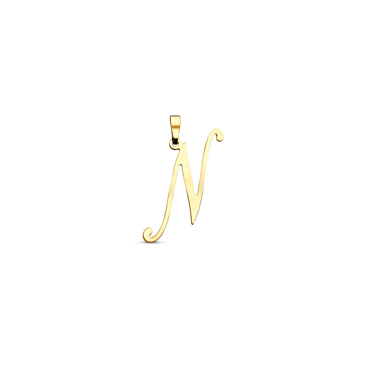 Fantasy Collection Hanger sierletter N 21,5 mm 14K geelgoud - PSN4032250