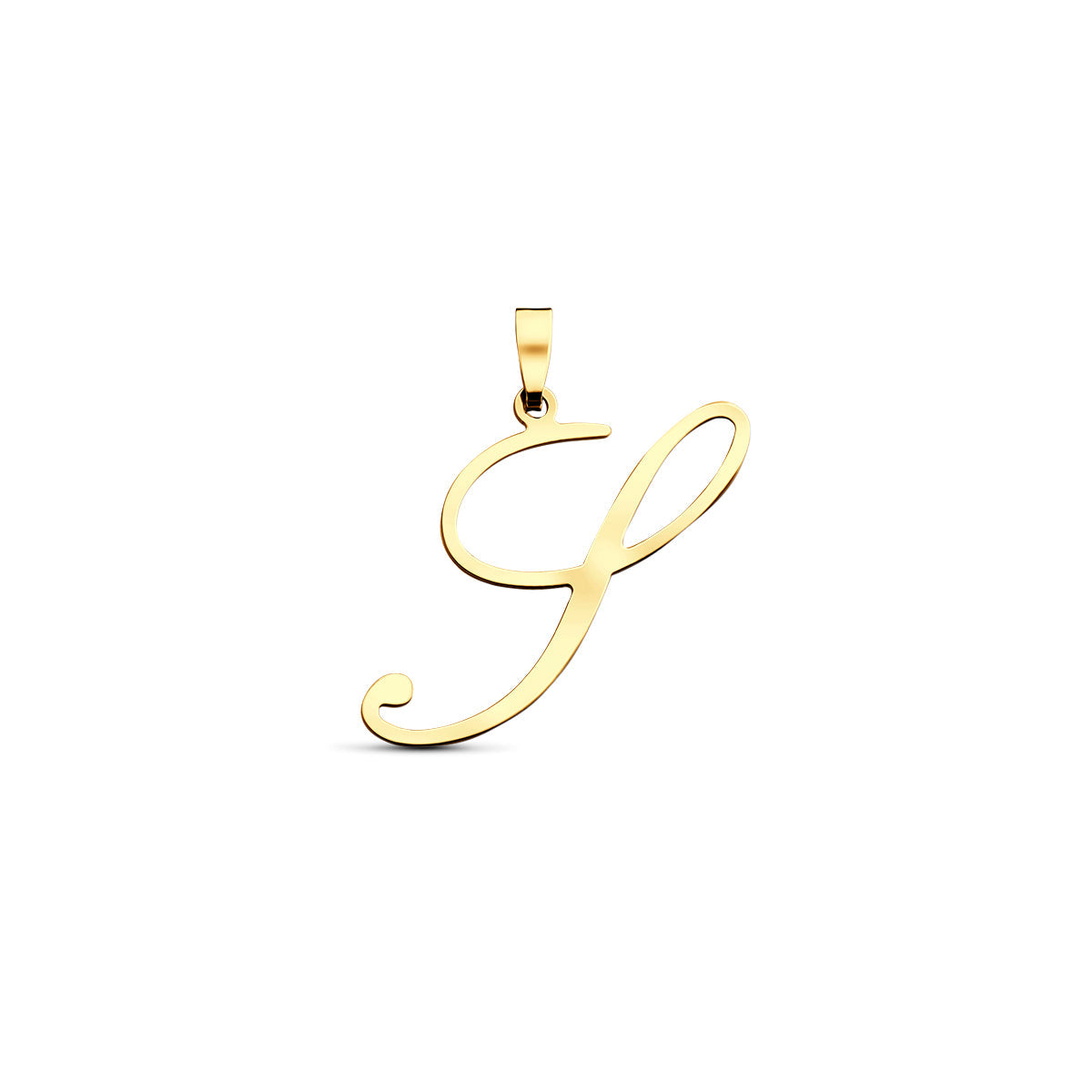 Fantasy Collection Hanger sierletter S 18 mm 14K geelgoud - PSN4032258