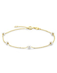 14K Geelgoud Armband Parels 16,5 - 18,5 Cm 4032354 - PansiteNederland.nl