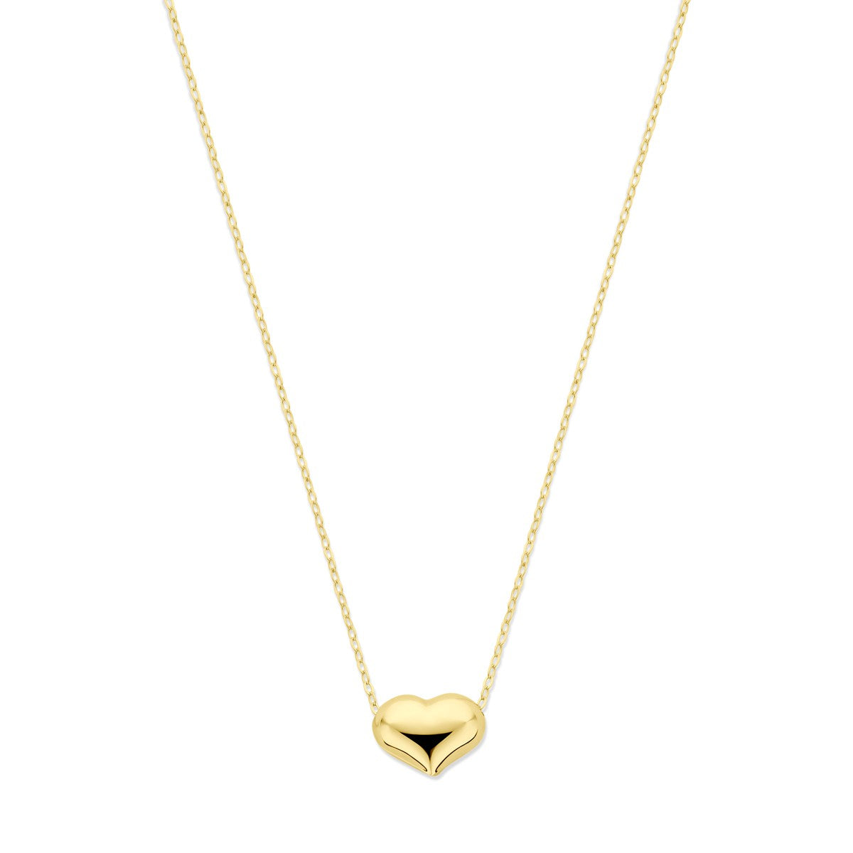 Fantasy Collection Collier hartje 42 - 45 cm 14K geelgoud