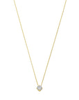 14K geelgoud collier zirkonia 43 - 45 cm 4032361 - PansiteNederland.nl