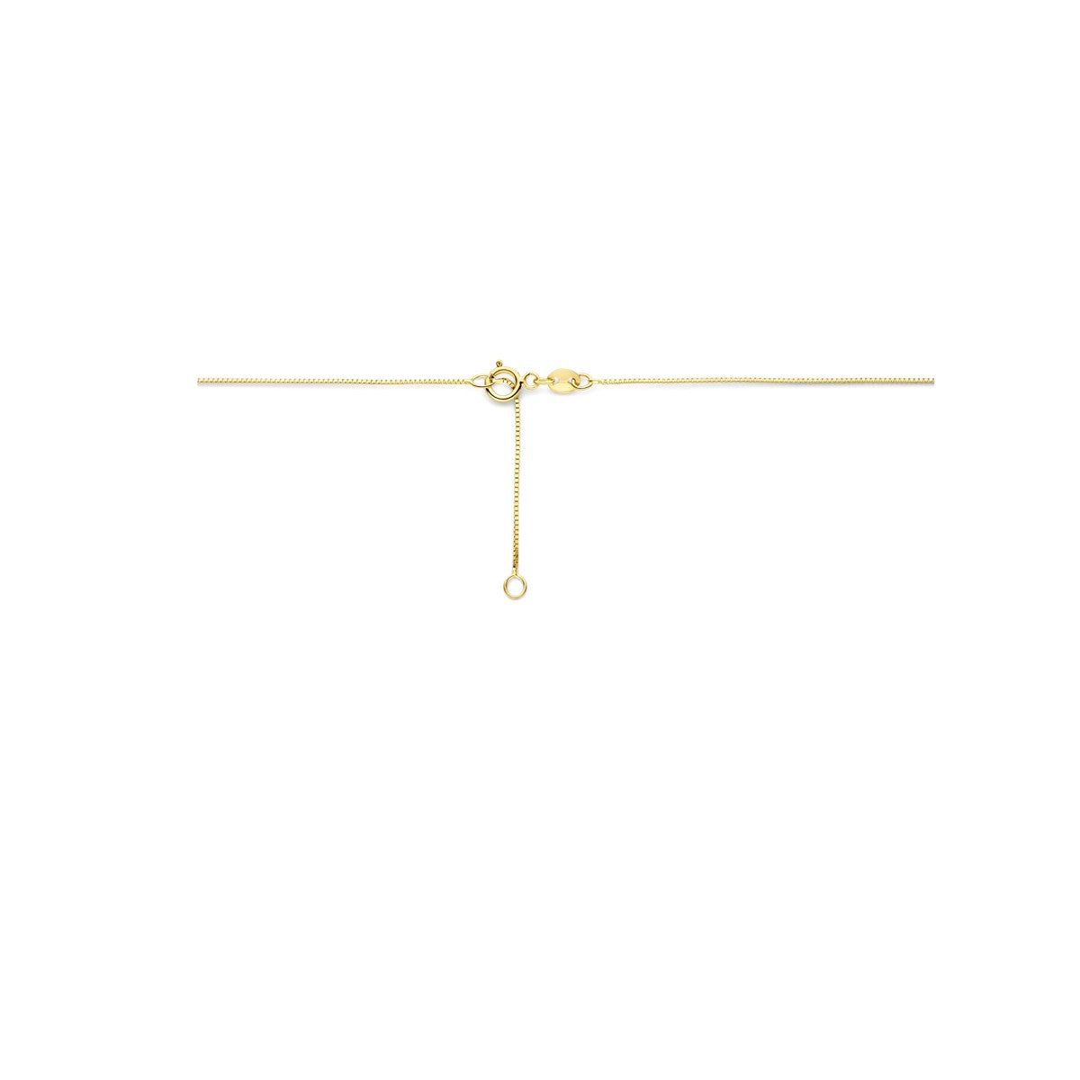 Fantasy Collection Collier anker zirkonia 14K geelgoud
