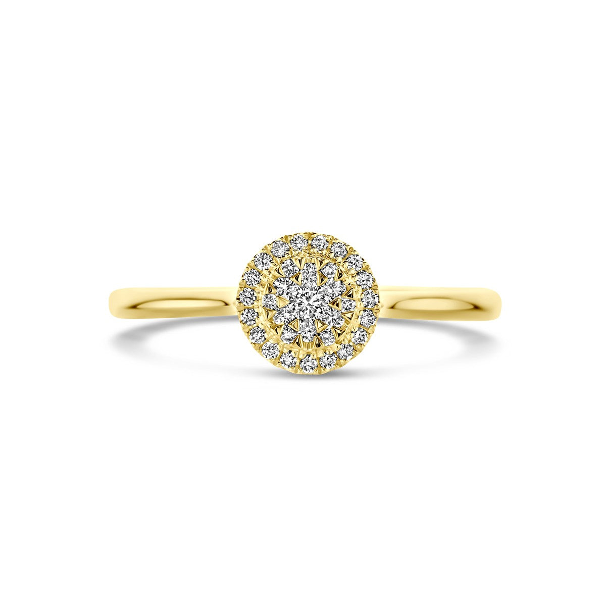 Fantasy Collection Ring diamant 0.15ct h si 14K geelgoud