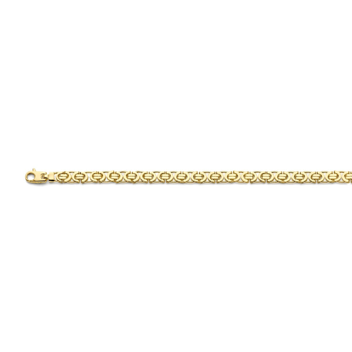 Fantasy Collection Collier plat konings 14K geelgoud