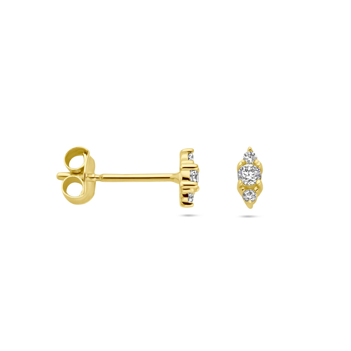 Fantasy Collection Oorbellen zirkonia 14K geelgoud