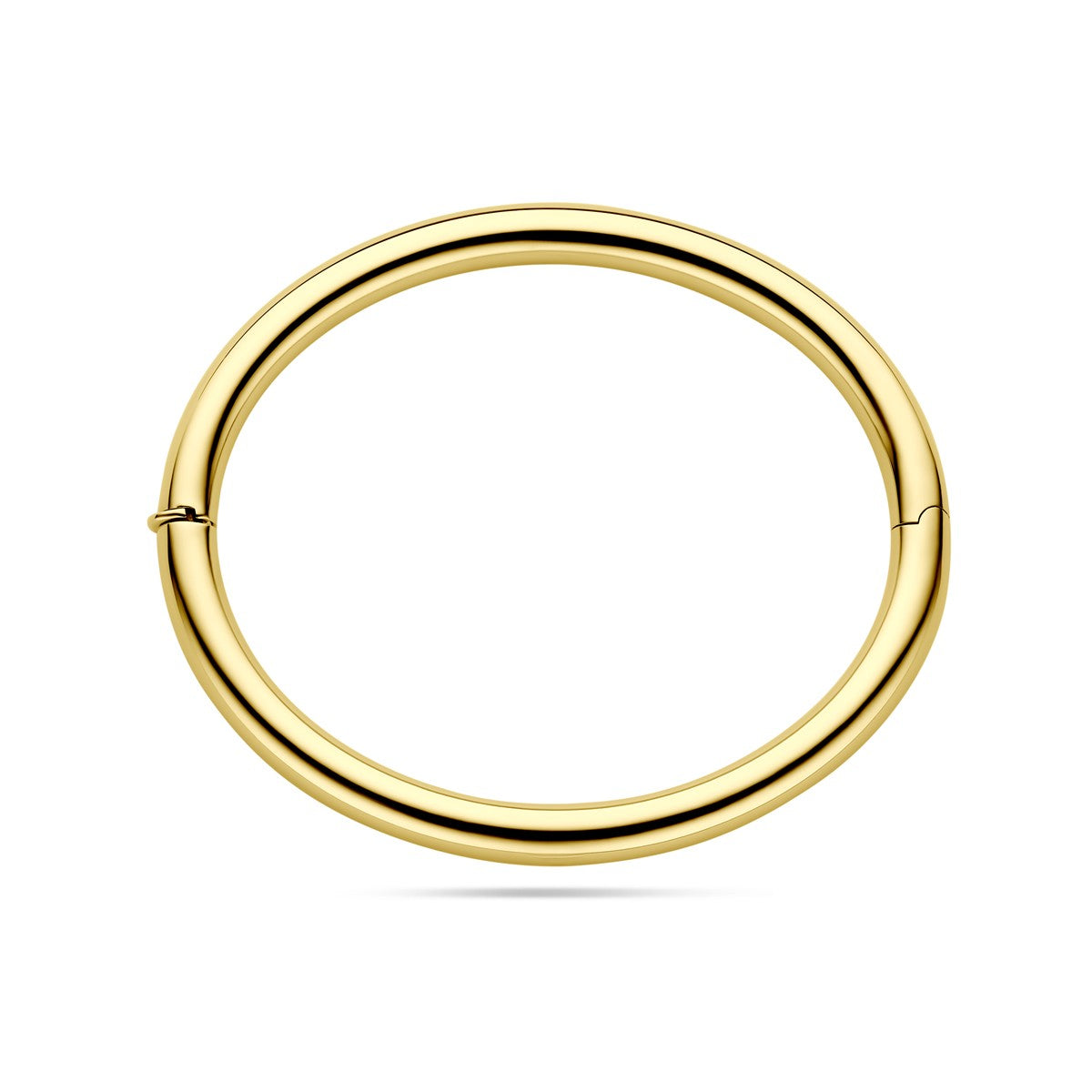 Fantasy Collection Bangle scharnier ronde buis 6 x 60 mm 14K geelgoud