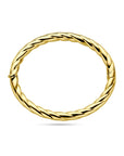 14K Geelgoud Bangle Scharnier Buis Gedraaid 6,0 X 60 Mm 4032792 - PansiteNederland.nl