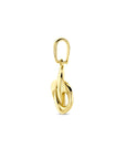 14K geelgoud hanger knoop 16 mm 4032794 - PansiteNederland.nl