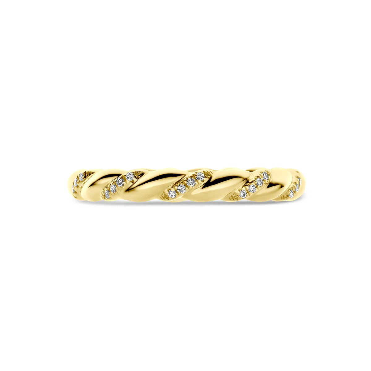 Fantasy Collection Ring diamant 0.09ct h si 14K geelgoud