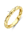 14K Geelgoud Ring Diamant 0.09Ct H Si 4032804 - PansiteNederland.nl