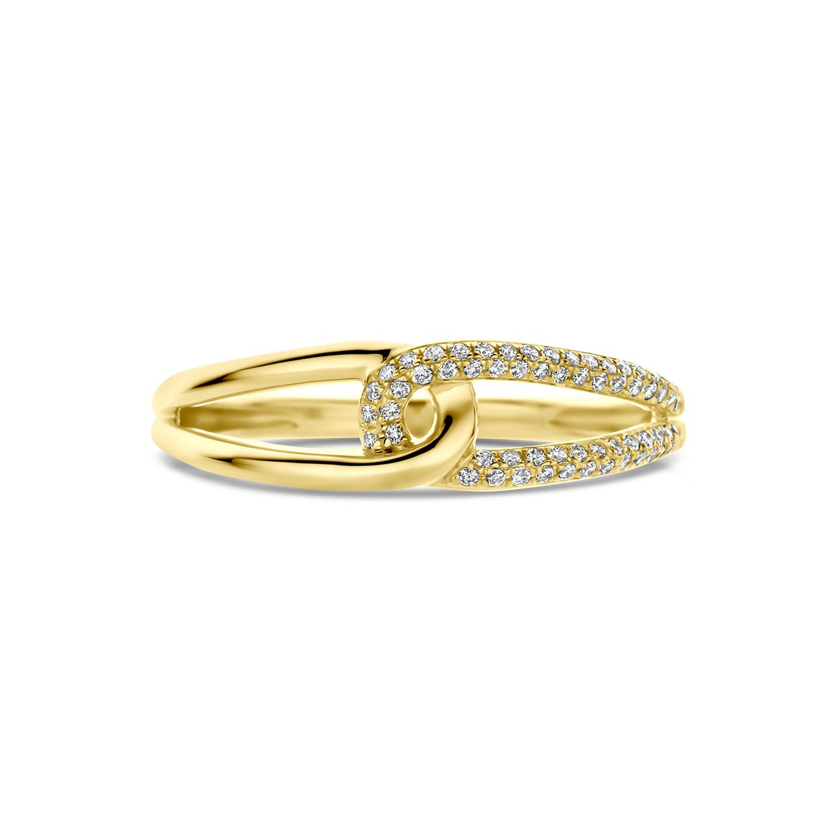 Fantasy Collection Ring diamant 0.14ct h si 14K geelgoud