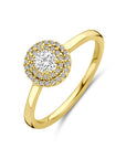 14K Geelgoud Ring Diamant 0.36Ct H Si 4032843 - PansiteNederland.nl