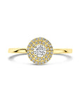 14K Geelgoud Ring Diamant 0.36Ct H Si 4032843 - PansiteNederland.nl