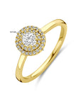 14K Geelgoud Ring Diamant 0.36Ct H Si 4032843 - PansiteNederland.nl
