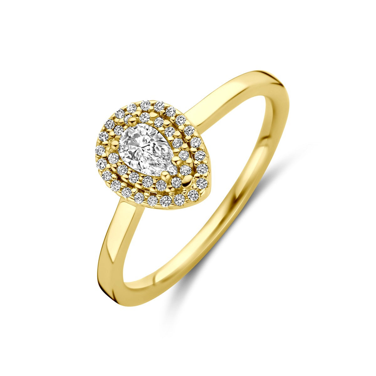 Fantasy Collection Ring diamant 0.36ct h si 14K geelgoud