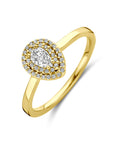 14K Geelgoud Ring Diamant 0.36Ct H Si 4032847 - PansiteNederland.nl