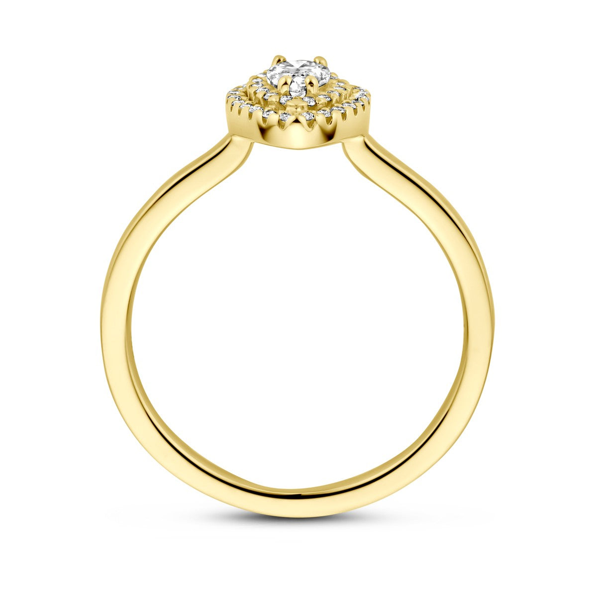Fantasy Collection Ring diamant 0.36ct h si 14K geelgoud