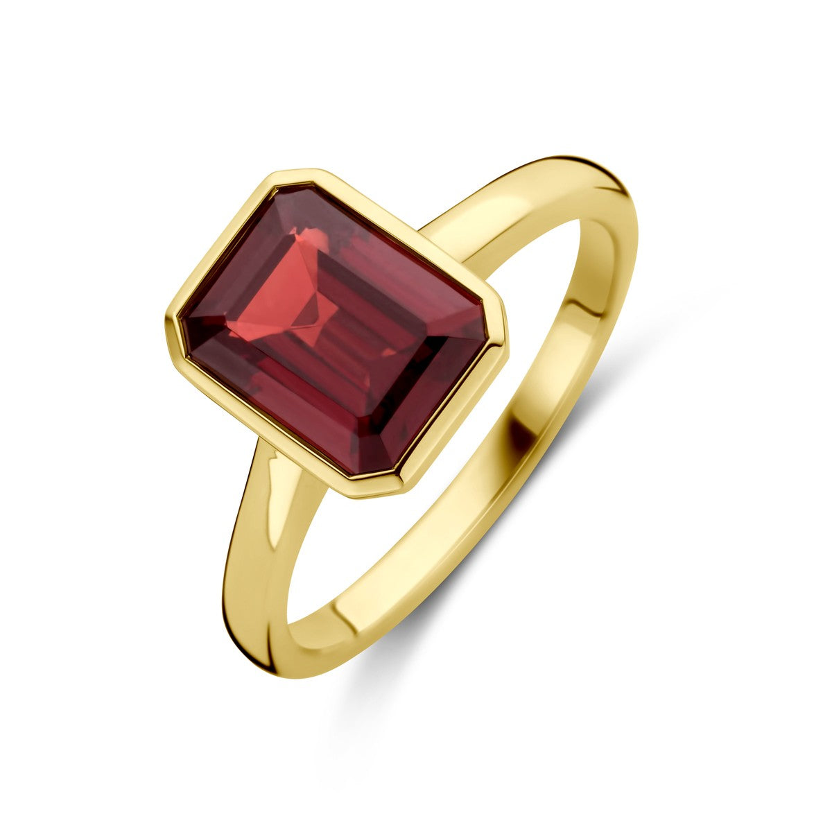 Fantasy Collection Ring granaat 14K geelgoud