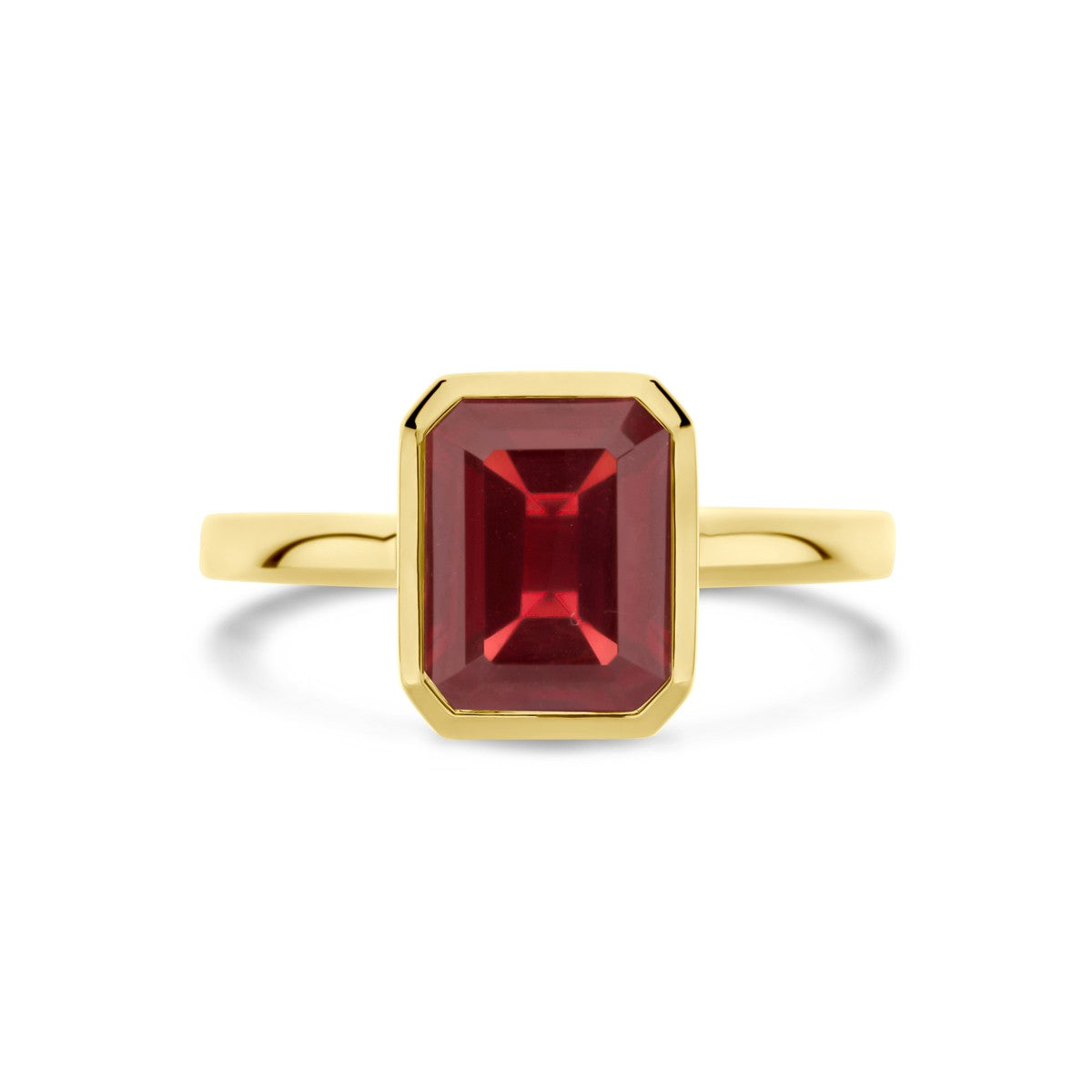 Fantasy Collection Ring granaat 14K geelgoud