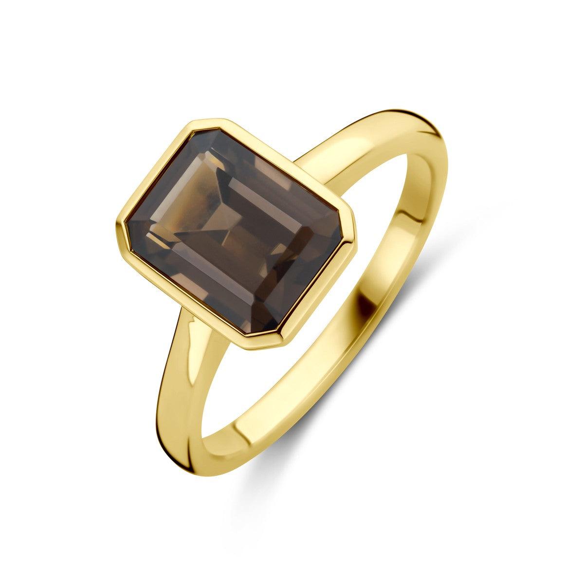 Fantasy Collection Ring rookkwarts 14K geelgoud