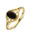 14K Geelgoud Ring Onyx 4032918 - PansiteNederland.nl