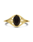 14K Geelgoud Ring Onyx 4032918 - PansiteNederland.nl
