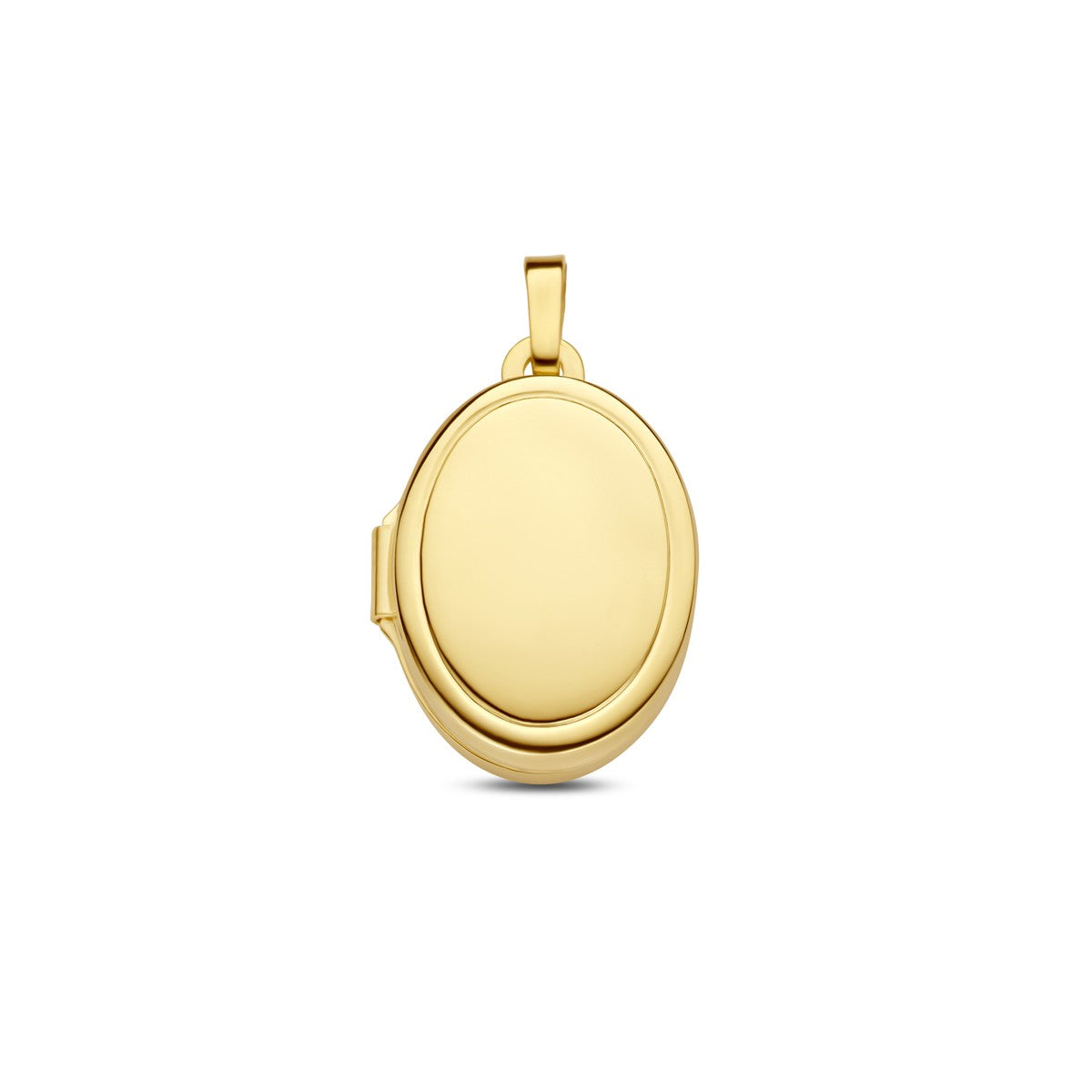 Fantasy Collection Medaillon ovaal 15 mm 14K geelgoud hanger