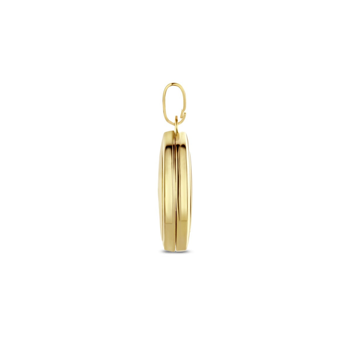 Fantasy Collection Medaillon ovaal 15 mm 14K geelgoud hanger